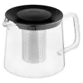 Заварочный чайник Mallony Skandi, объем 1.5 л, из боросиликатного стекла, с прямоугольной ручкой 910126