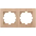 Рамка 2-постовая Эра Intro Solo дерево 4-502-11 Б0043416