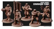Миниатюры Command Squad/ Командный отряд Warhammer 40000