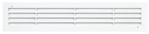 Решетка вентиляционная дверная ERA 4409ДП 450х90, двухсторонняя переточная белая