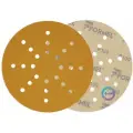 Шлифовальные круги 225 мм на липучке (набор 50 шт) Р100, 24 отверстия, бумажная основа / FORMEL DIAMOND / инструменты для ремонта и строительства диски насадки