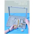 Шкатулка органайзер для хранения украшений и бижутерии большая A255-7