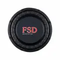 Сабвуфер автомобильный FSD audio MASTER FLAT 10 D2 (10 дюймов) плоский , RMS-250Вт, 2+2Ом