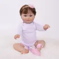 Детская кукла милый пупс виниловый с аксессуарами, в костюмчике, 50 см , в боди