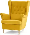 Кресло SCANDICA Скотт, 81х101х96, цвет горчичный