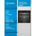 Духовой шкаф электрический Indesit IFE 3644 BL, 72л, 6 программ, черный
