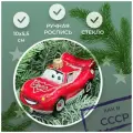 Irena-Co елочная игрушка, стекло Тачки (10х5,5х5см)