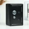 Копилка для денег «Сейф», гипс, чёрный, 12×10×18 см