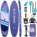 Надувная Сап-доска SKATINGER PIC BOARD camouflage purple (SUP board) двухслойная 335*86*15см