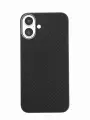 Кевларовый чехол KEVLAR CASE для iPhone 16, MagSafe, черный