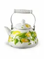 Чайник эмалированный Лимоны