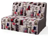 Диван-кровать Segun 110 Я(с ящиком) City prints England 1 (107х105х95, СМ 107х203)