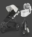 Коляска Uppababy Ridge 2 в 1 с люлькой Bryce white, белый