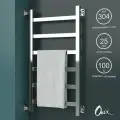 Водяной полотенцесушитель Onix, модель Moon Left 400x800, лесенка с боковым подключением слева, полный комплект