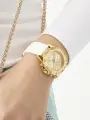 Наручные часы GUESS, белый, золотой