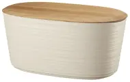 Хлебница с бамбуковой крышкой Tierra, 10 л, бежевая, Guzzini, 17960079