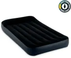 Надувной матрас 99х191х25см с подголовником, до 136кг, Intex