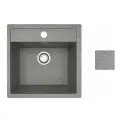 Мойка для кухни из искусственного камня STAR серый 510х505 mm, AV Engineering (AV505515SGRA)