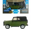 Машинка металлическая, УАЗ-469, масштаб 1:24, цвет хаки,