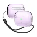 Чехол Elago Clear case with Round strap для AirPods Pro 2 (2022) (EAPP2CL-BA+ROSTR-LV) лавандовый