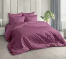 Пододеяльник Евро (200х220см.) Брусника . Поплин гладкокрашеный , хлопок 100%.