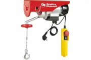 QUATTRO ELEMENTI Таль электрическая TL-250 550Вт, 125/250кг, трос 12м, блок полиспаст в компл 793-688