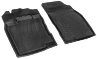 Передние коврики в салон с высоким бортом для Nissan Qashqai (14-), сборка Англия, резина, 2 шт.