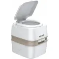 Биотуалет Seaflo SFPT-1803, двусторонний смыв, ручной поршневой насос, белый