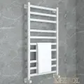 Полотенцесушитель водяной, KEEROL LEONARDO, 1000x400, белый матовый.