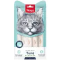 Wanpy Cat Лакомство для кошек нежное пюре из тунца и трески 70 г (5 шт.)