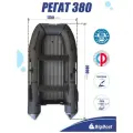 Надувная, под мотор, килевая лодка из ПВХ для рыбалки Regat (Регат) 380К НДНД