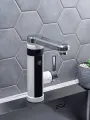 Водонагревающий смеситель для кухни, РМС-ЭЛ06, с дисплеем, водонагреватель проточного типа, гарантия