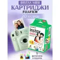 Картридж для моментальной фотографии Fujifilm Instax Mini Glossy, 800 ISO, 100 г, 20 шт, белая