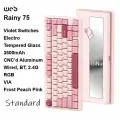 Игровая клавиатура Wob Studio Rainy 75, 81 клавиша, PBT, линейные переключатели