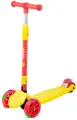 Самокат Ridex 3-колесный Bunny, 135/90 мм, желтый/красный