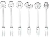Набор из 6 штук Вилка для закусок Guzzini Cutlery Love сталь