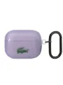 Lacoste для AirPods Pro чехол TPU Croc Logo Transparent Parme