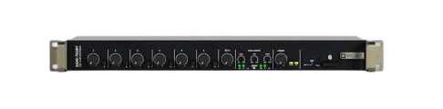 Ecler SAMI-702BT- 7-канальный микшер, входы: 6 Mic/Line (фантомное питание 18 В), 1x Bluetooth