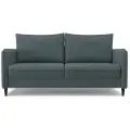 Диван-кровать раскладной PUSHE Фьорд Smart 160, велюр, серый Balance 996