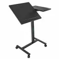 Стойка презентационная мобильная KROMAX OMEGA-10, столик для ноутбука, проектора, на колесиках, подставка для мышки