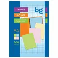 Сменный блок для тетрадей А5, 200л BG (клетка, 4 цвета) пленка (СБ5ту200 7201), 24 уп.