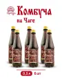 Напиток Комбуча на Чаге 6 шт х 0,5 л чайный гриб, мёд и чага