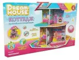 Домик кукольный быстрой сборки. Dream House. Коттедж