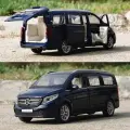 Миниатюрная модель автомобиля из литого металла Мерседес - Бенц V260 V-Class модель автомобиля Игрушки 1:32 Mercedes Benz V260 MPV, со светом и звуками