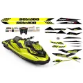 Комплект наклеек SEA-DOO RXP-X 300 желтый
