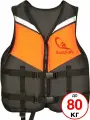 SupSafe спасательный жилет до 80 кг, 48-50 черный; оранжевый