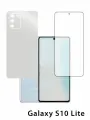 Комплект 2 шт. Защитная пленка 360 градусов для Galaxy S10 Lite, виниловая пленка, пленка на самсунг