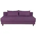 Диван еврокнижка «Журавлик», фиолетовый , 190*80*67 см, без подлокотников для гостиной