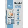 AlphaPet Superpremium Сухой корм монобелковый для взрослых собак средних и крупных пород Белая рыба 12кг