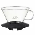 Воронка для кофе Kalita Glass Wave, материал: стекло, цвет: прозрачный